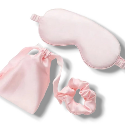 Eye Mask Scrunchy & Bag Set