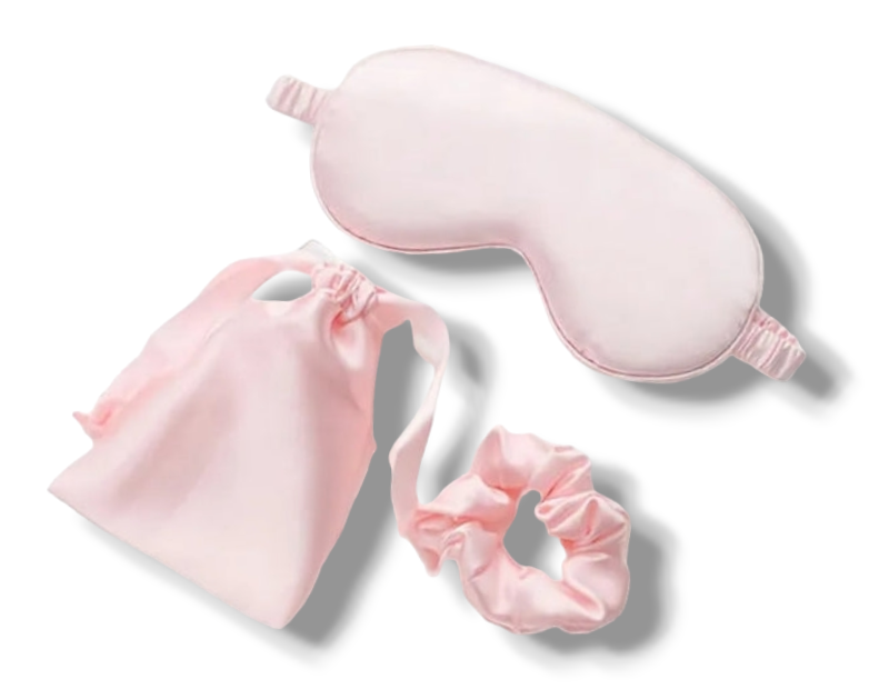 Eye Mask Scrunchy & Bag Set