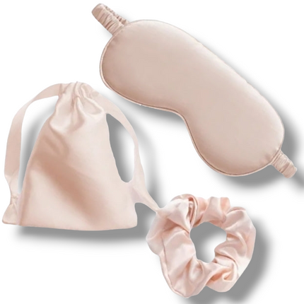 Eye Mask Scrunchy & Bag Set