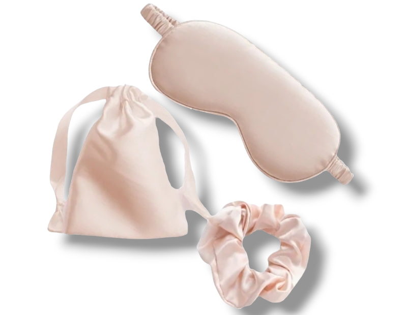 Eye Mask Scrunchy & Bag Set