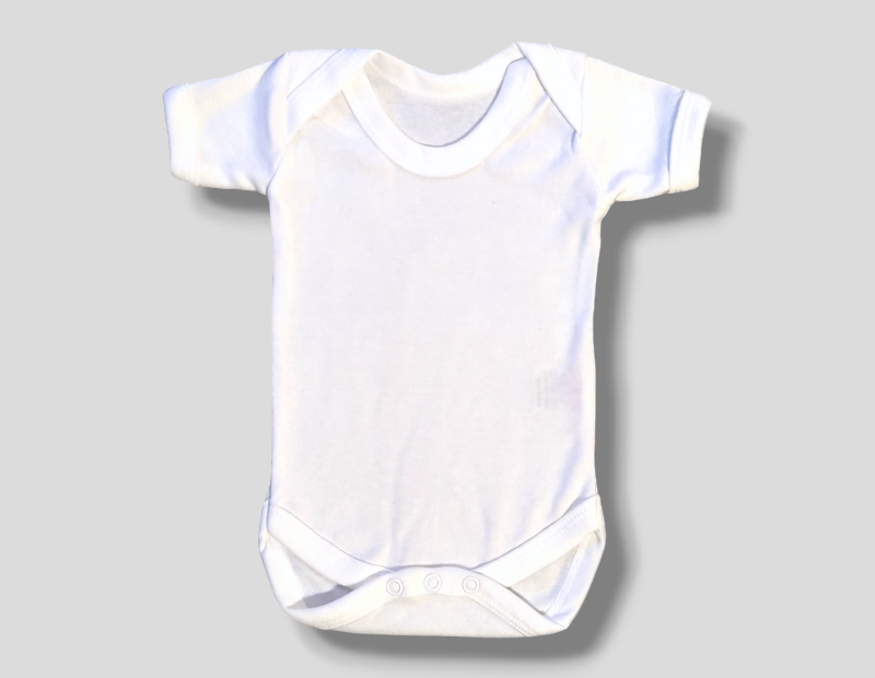 Babies White Sublimation Bodysuit