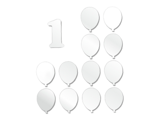 Acrylic Baby Milestone Balloons