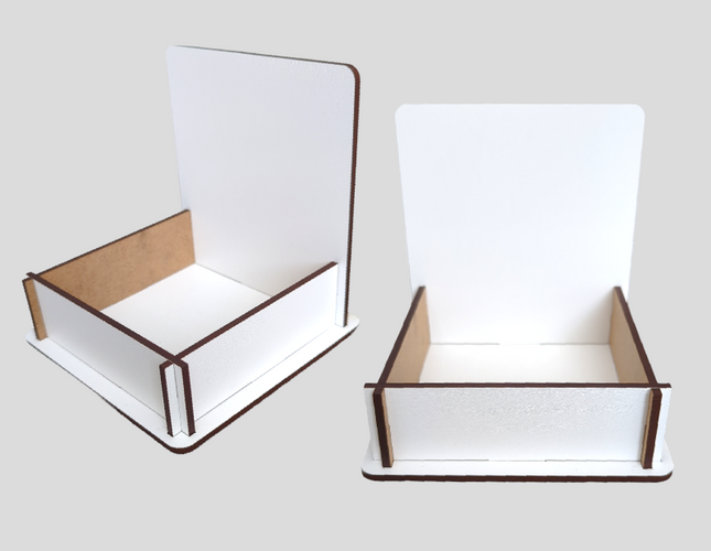 Square Sublimation MDF Mini Hamper