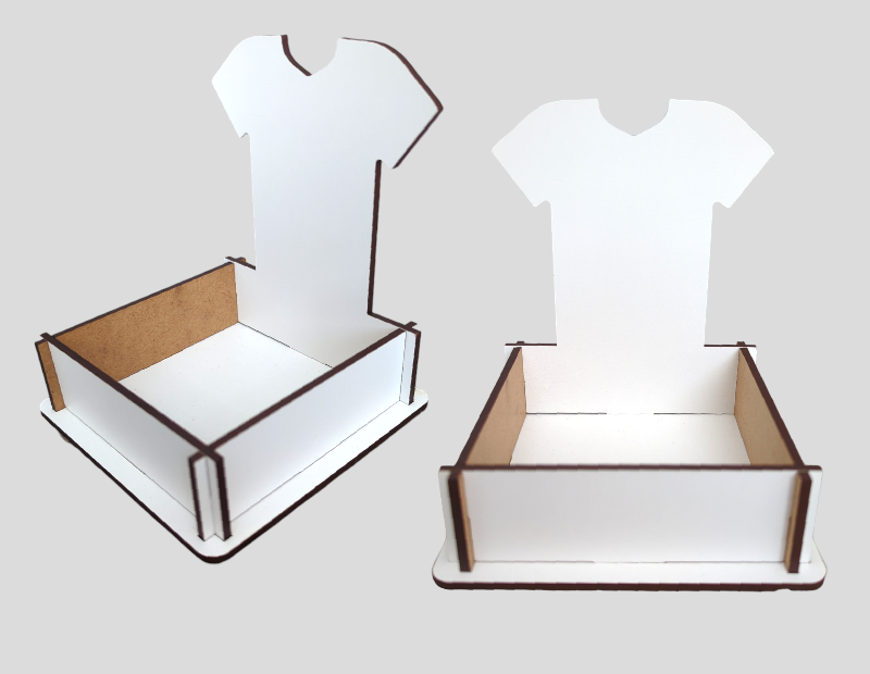 T-shirt Sublimation MDF Mini Hamper Box