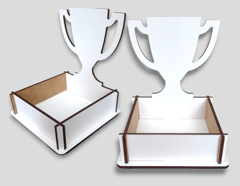 Trophy Sublimation MDF Mini Hamper Box