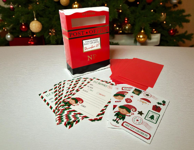 Elf Report Pack With Post Box and Report Cards