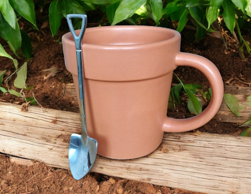 Mug Pot Plant Pot Mug With Shovel Spoon – Barton Craft Blanks Ltd