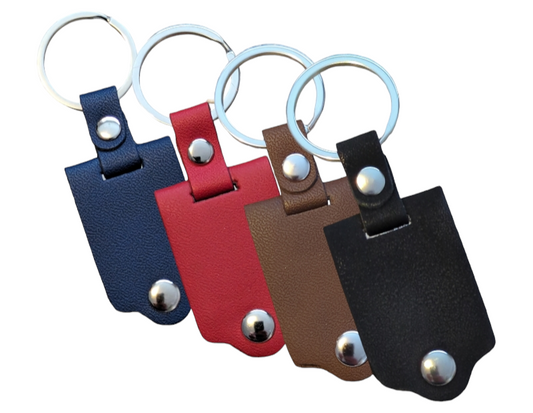 Sublimation PU leather keyrings