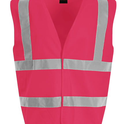 Kids Hi-Vis Safety Vest Pink