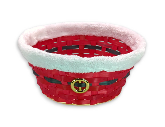 Santa Bamboo Wicker Basket