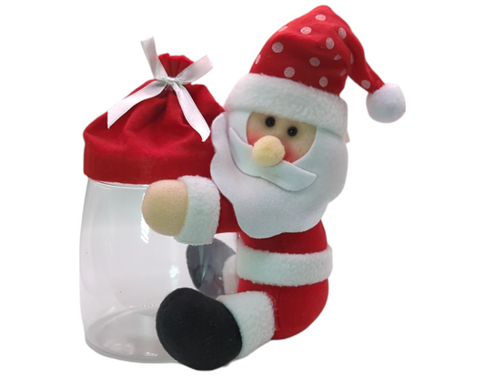 Santa Claus Christmas Sweet Candy Jar