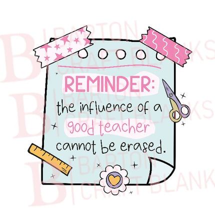 Influence of a Good Teacher Cannot be Erased UVDTF