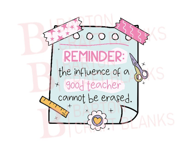 Influence of a Good Teacher Cannot be Erased UVDTF