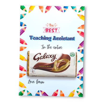 Teaching Assistant Galaxy Print Pencil Design