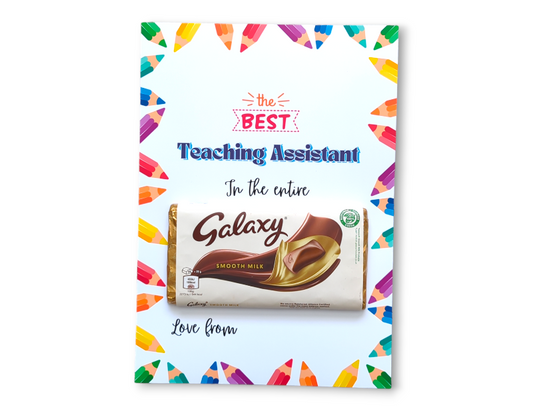 Teaching Assistant Galaxy Print Pencil Design