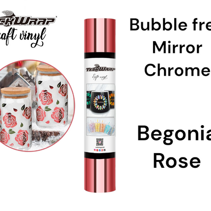 Bubble Free Mirror Chrome Adhesive Vinyl