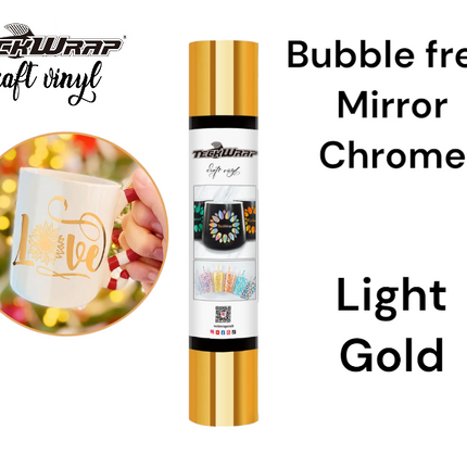 Bubble Free Mirror Chrome Adhesive Vinyl