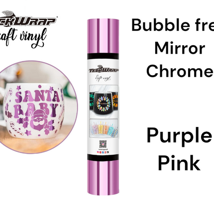 Bubble Free Mirror Chrome Adhesive Vinyl
