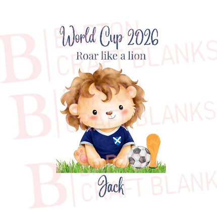 World Cup Lion Scotland Custom UVDTF