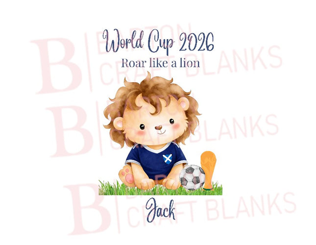 World Cup Lion Scotland Custom UVDTF