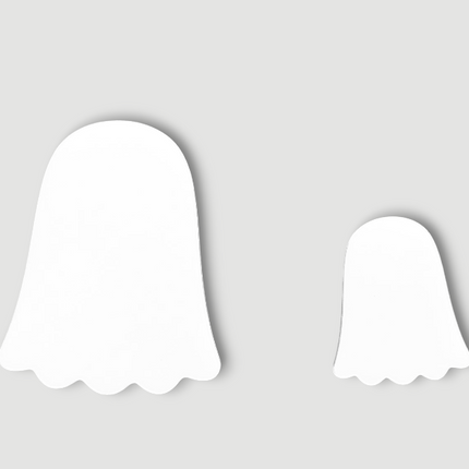 White Acrylic Mini Ghost