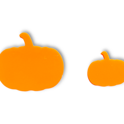 Orange Acrylic Mini Pumpkins