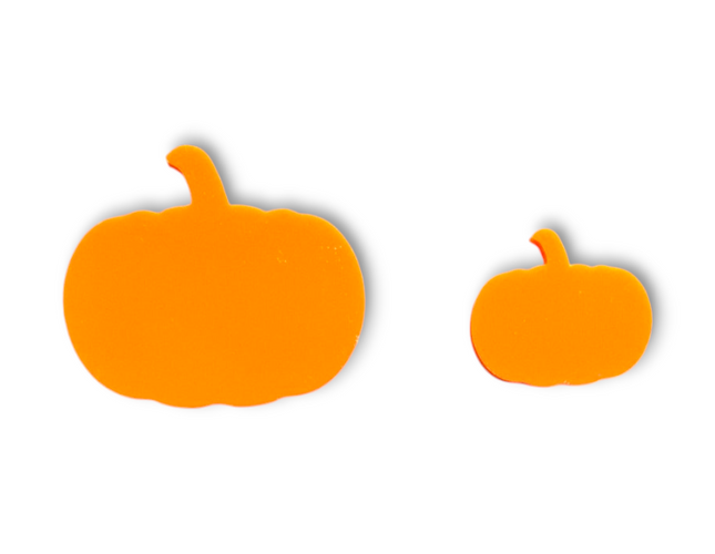 Orange Acrylic Mini Pumpkins