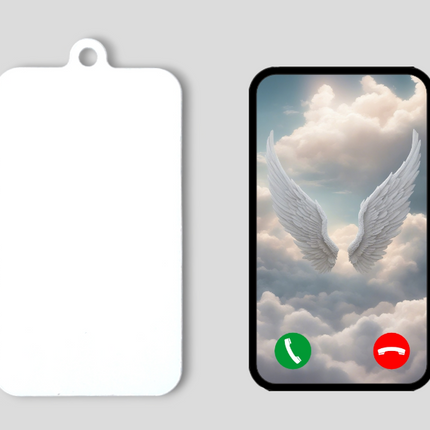 Acrylic Phone Shape Keyring