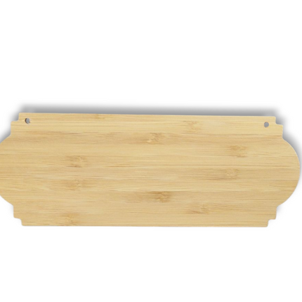Bamboo Hanging Plaque Sign