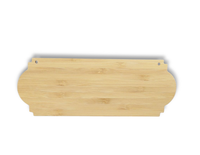 Bamboo Hanging Plaque Sign