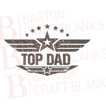Father's Day Top Dad UVDTF