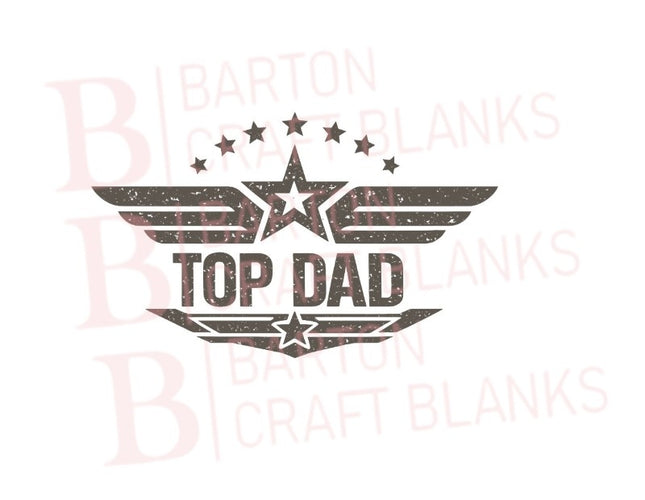 Father's Day Top Dad UVDTF
