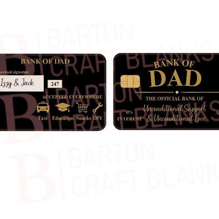 Bank Of Dad UVDTF