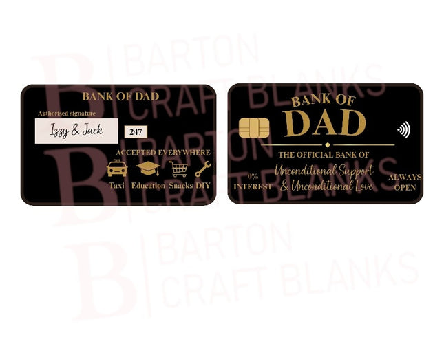 Bank Of Dad UVDTF