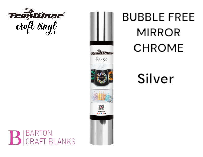 Bubble Free Mirror Chrome Adhesive Vinyl