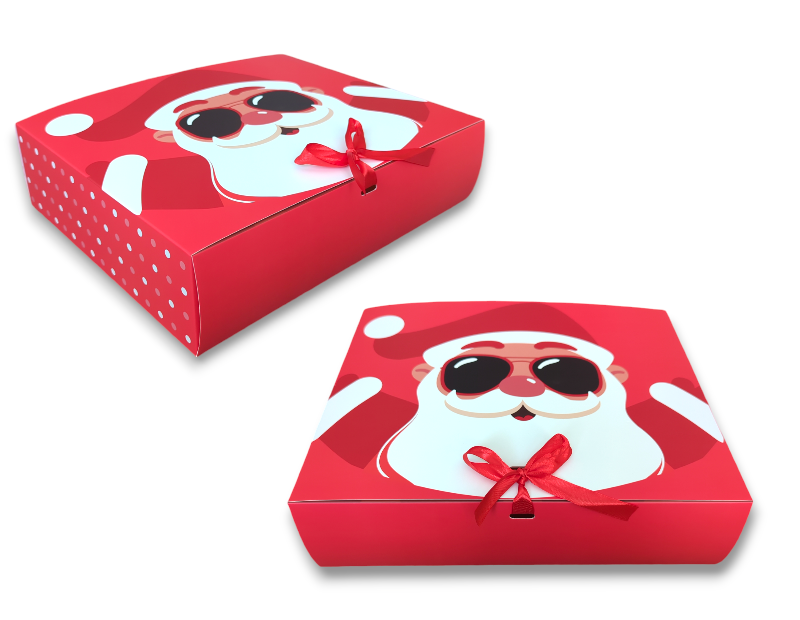 Santa Boxes Christmas Santa Red Gift Box – Barton Craft Blanks Ltd