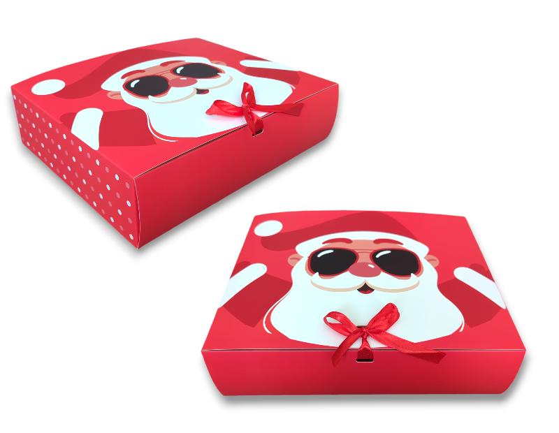 Christmas Santa Red Gift Box