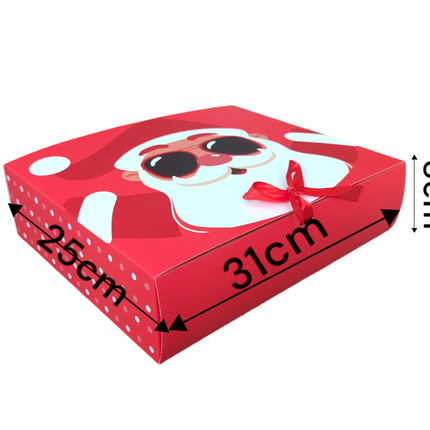 Christmas Santa Red Gift Box