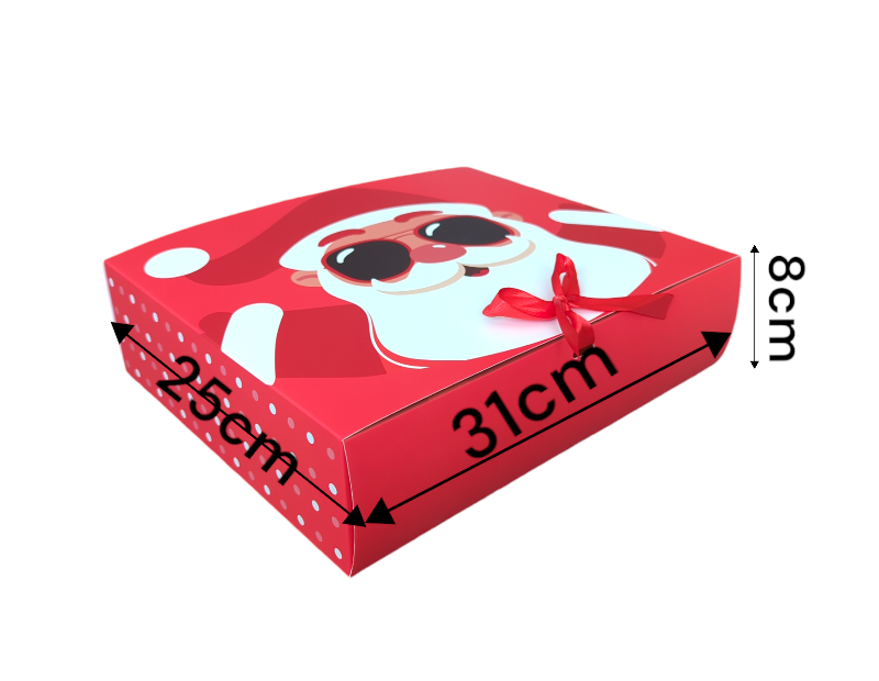 Christmas Santa Red Gift Box