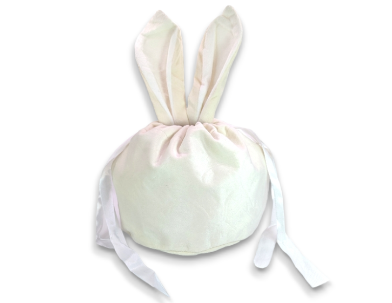 Large Velvet Easter Bunny Pouch Bag