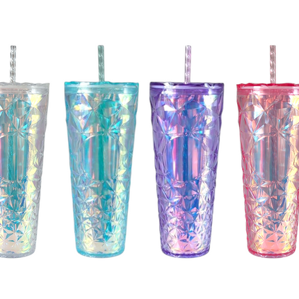 Double Walled Crystal Cup Tumbler