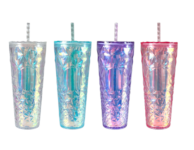 Double Walled Crystal Cup Tumbler