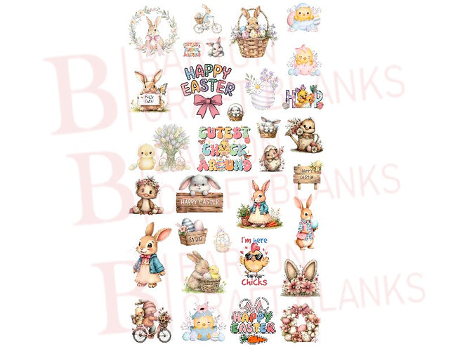 Easter 50cm UVDTF Gang Sheet