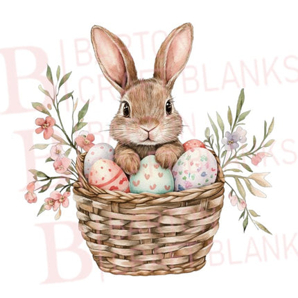 Easter Bunny In Basket UVDTF