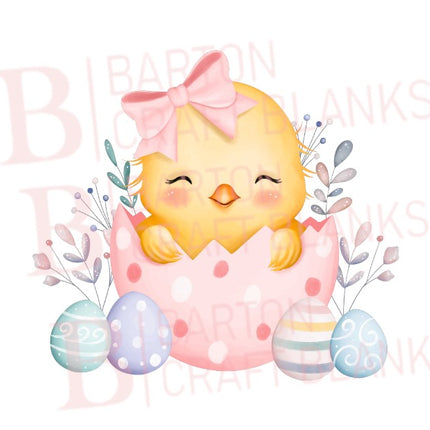 Easter Chick Pink UVDTF