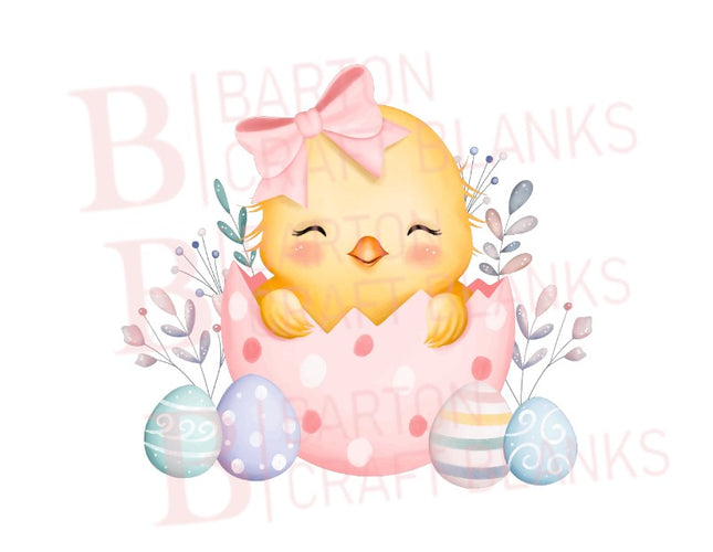 Easter Chick Pink UVDTF