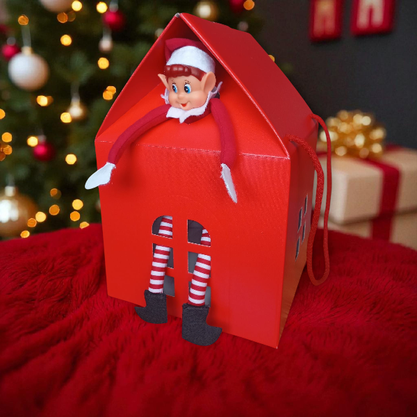 Luxury Red Elf Arrival House Box