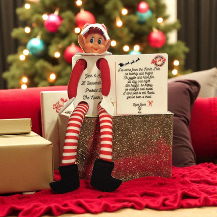 Christmas Elf Postcard Arrival UVDTF
