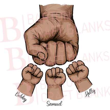Fathers Day Fist Bump UVDTF