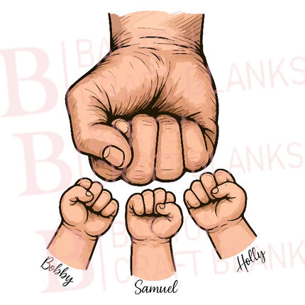 Fathers Day Fist Bump UVDTF